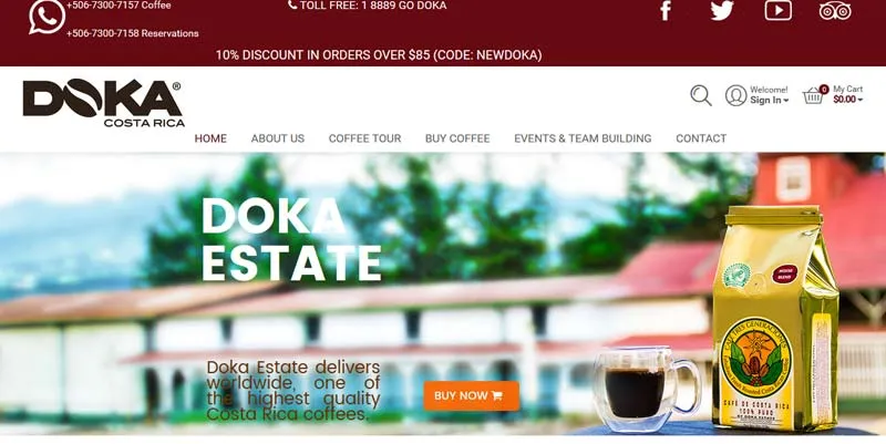 Sitio web desarrollado por CORAL: www.dokaestate.com