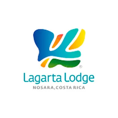 Logotipo de lagarta lodge