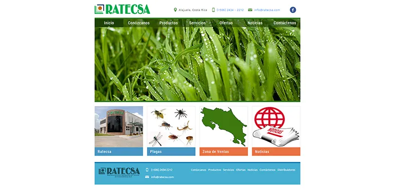 Sitio web desarrollado por CORAL: www.ratecsa.com