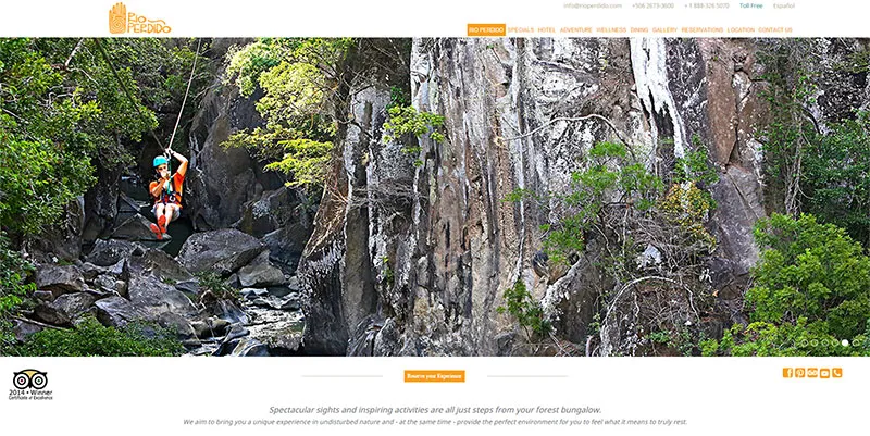 Sitio web desarrollado por CORAL: www.rioperdido.com